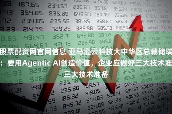 股票配资网官网信息 亚马逊云科技大中华区总裁储瑞松：要用Agentic AI创造价值，企业应做好三大技术准备