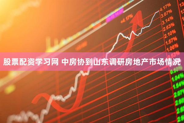 股票配资学习网 中房协到山东调研房地产市场情况